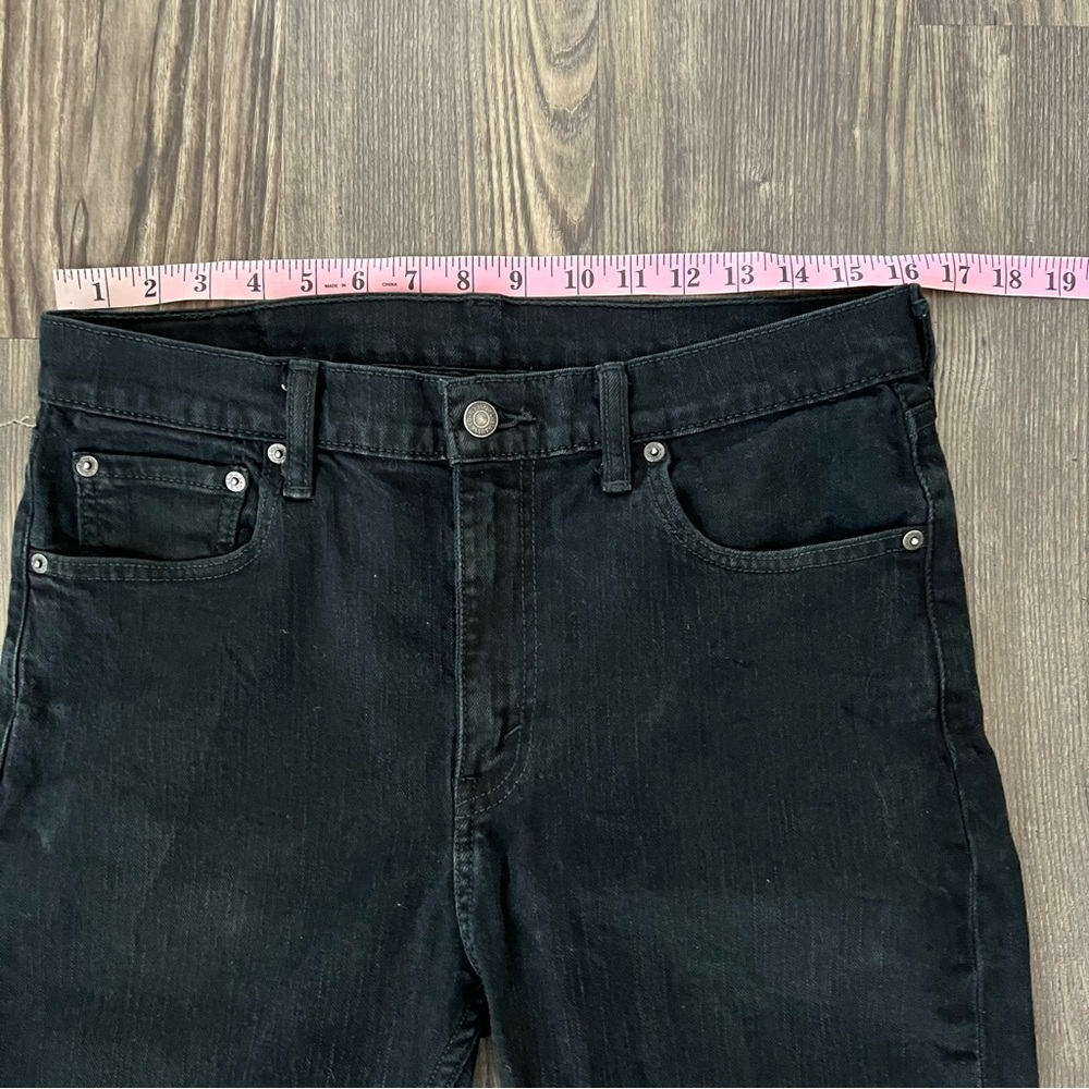 Levi's Black Slim Fit Red Tab Jeans - Picture 9 of 11